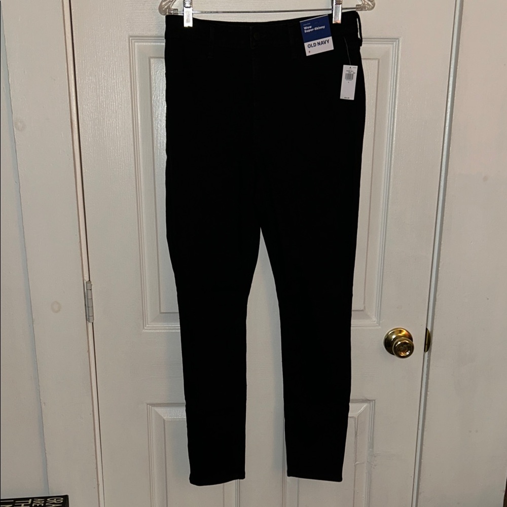 Old Navy Wow Super Skinny High Rise Jeans, NWT, Black